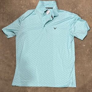 Callaway Men's Light Blue Polo Shirt